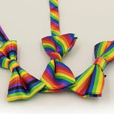 Gay Pride Rainbow Adjustable Bowtie